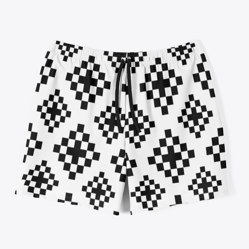 Black And White Geometric Pattern