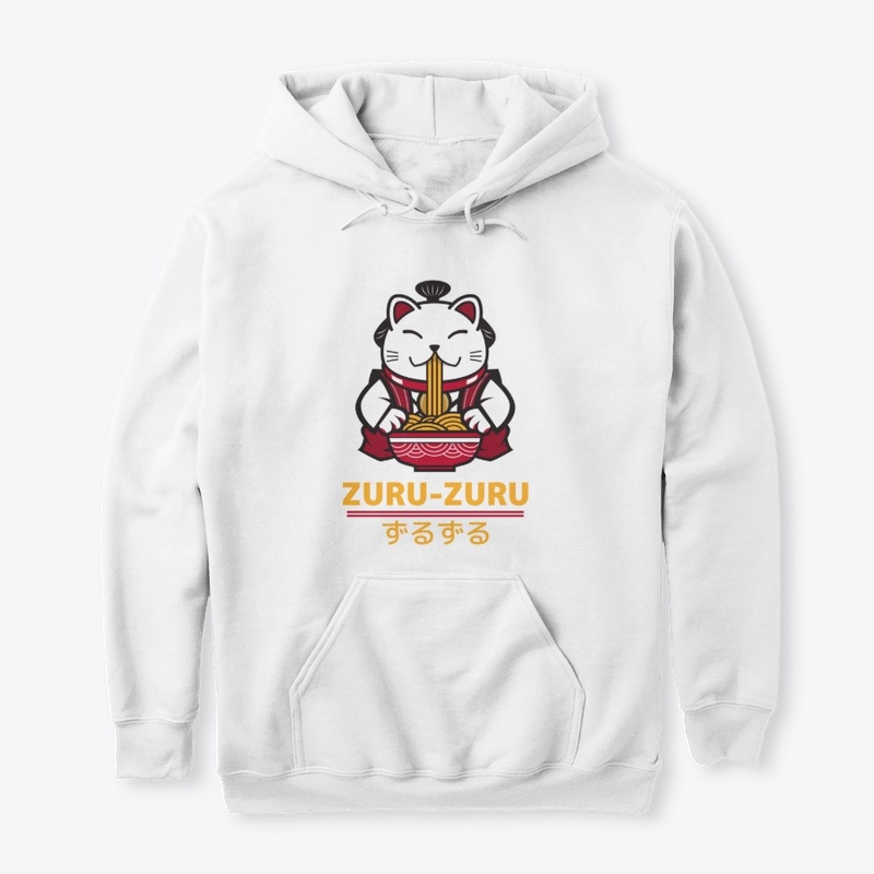 Senpai Neko slurping Ramen!