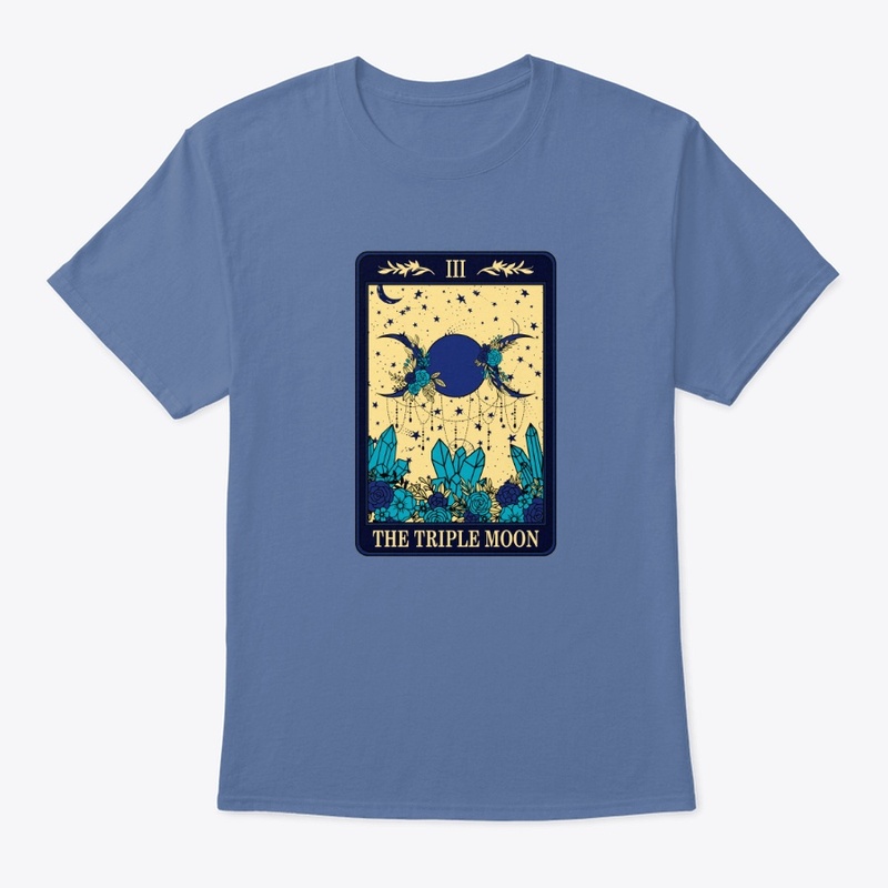 Triple Moon & Crystals Tarot Card