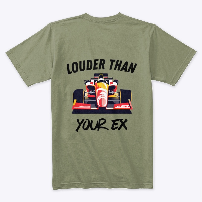'Louder Than Your Ex' Graphic Car Design
