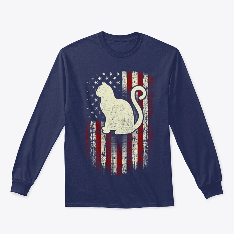 USA American Cat Flag