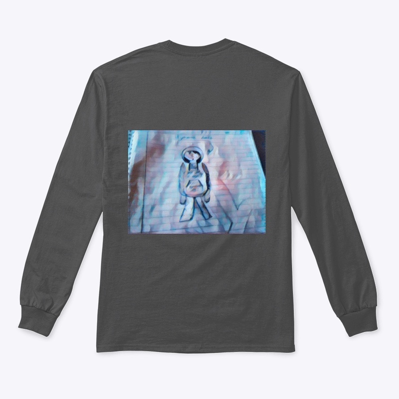 METAL RAINBOW sketch long sleeve tee