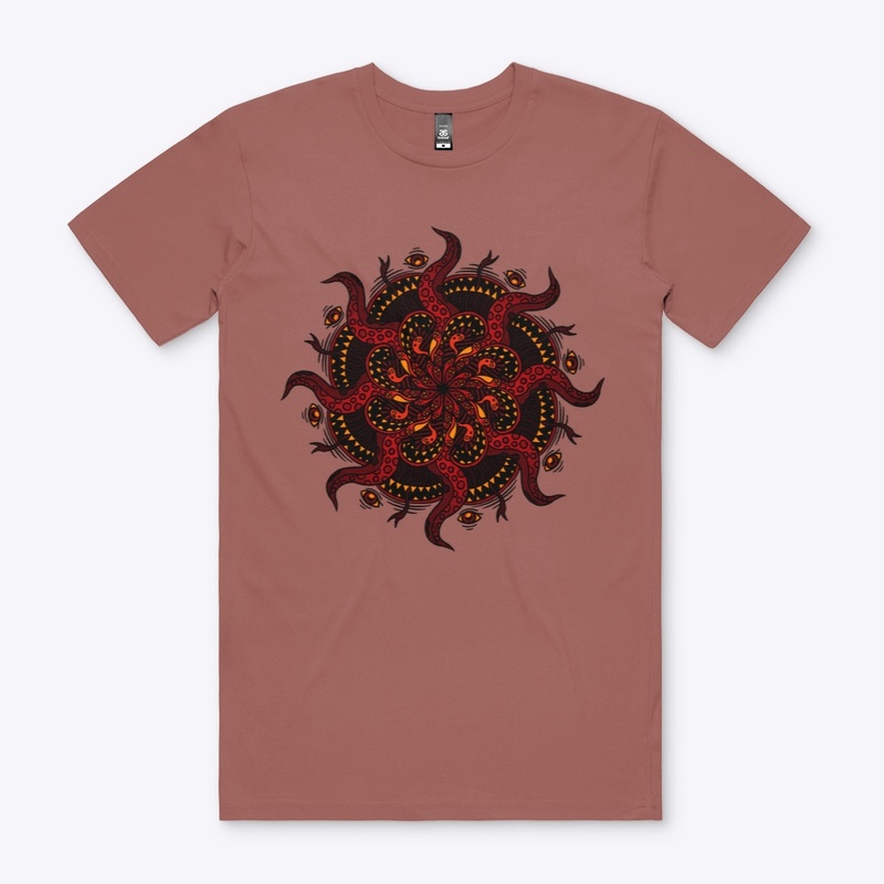 Spooky tentacle mandala