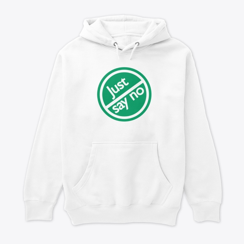 Just say NO Classic 80's - White