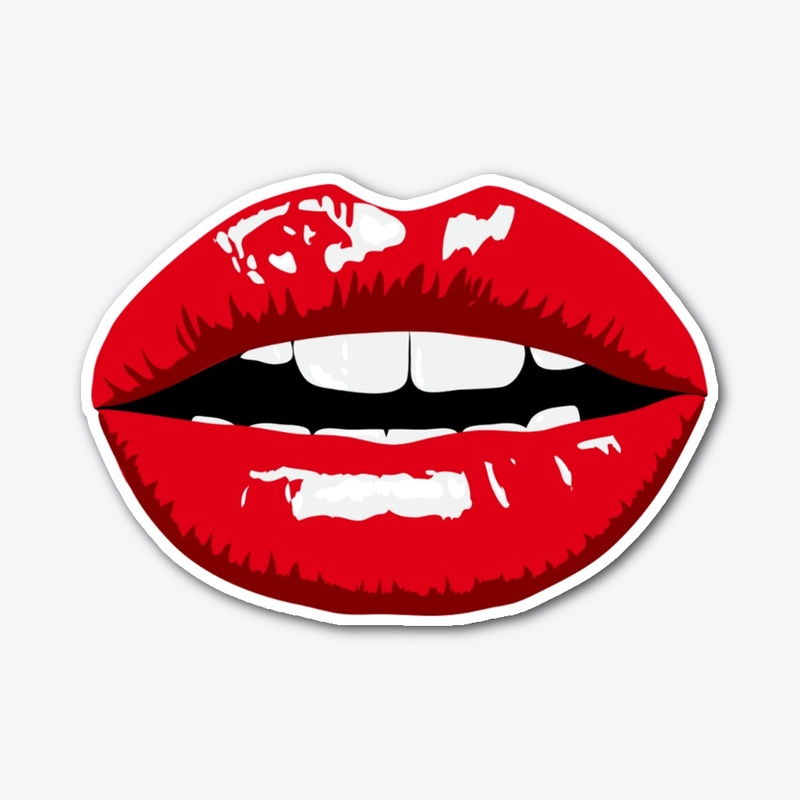 red lips