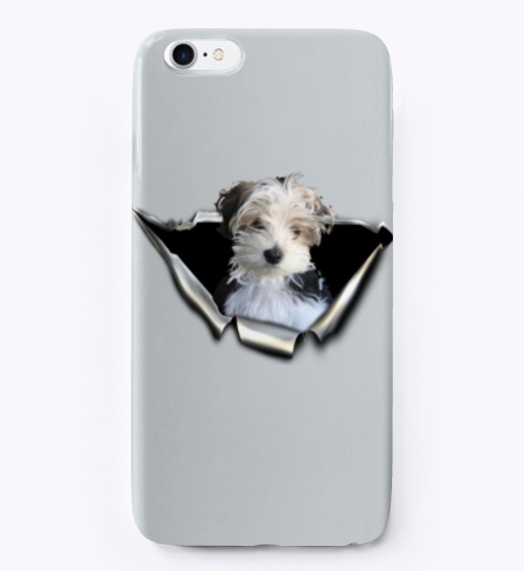 morkie 3D Car sticker