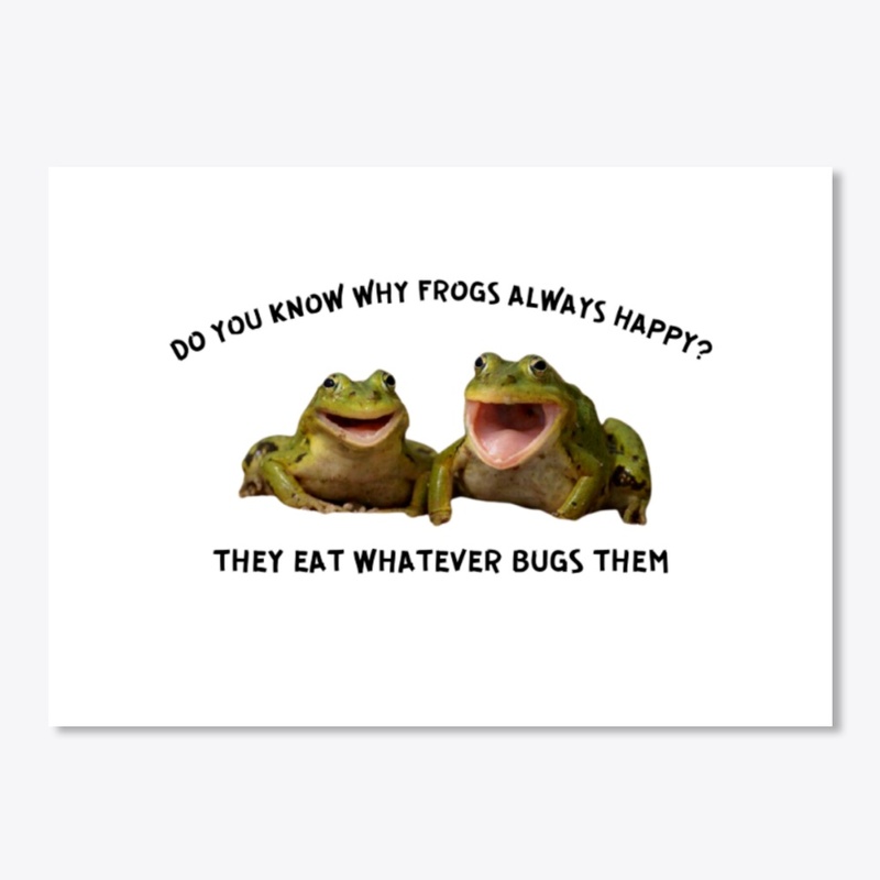 Do You Know Why Frogs Always Happy?