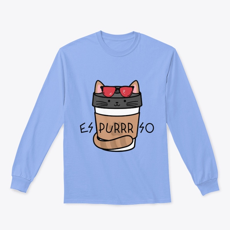 NaDora's Es-Purr-so Tee/ Long sleeve tee
