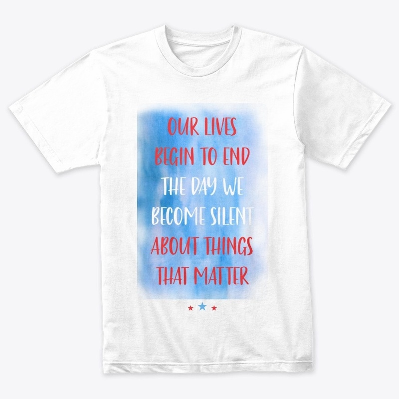 Speak up for the things which matter.