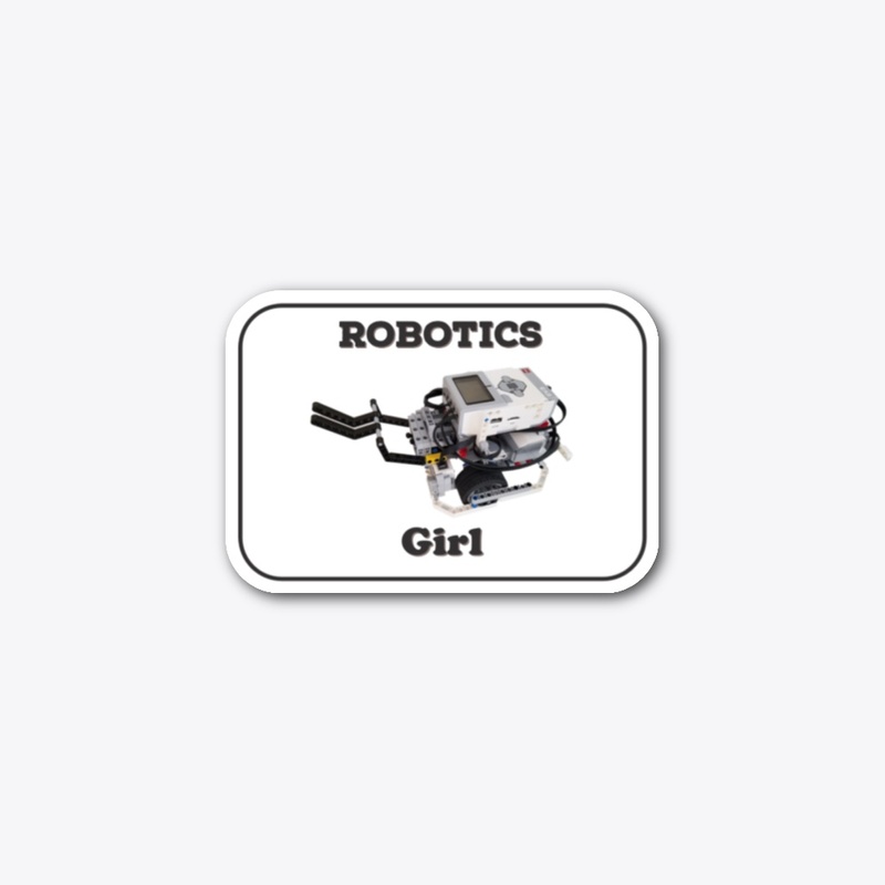 Robotics Girl EV3 Sticker