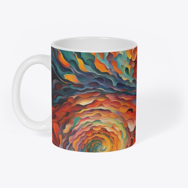 Rainbow Swirls of Abstract Delight