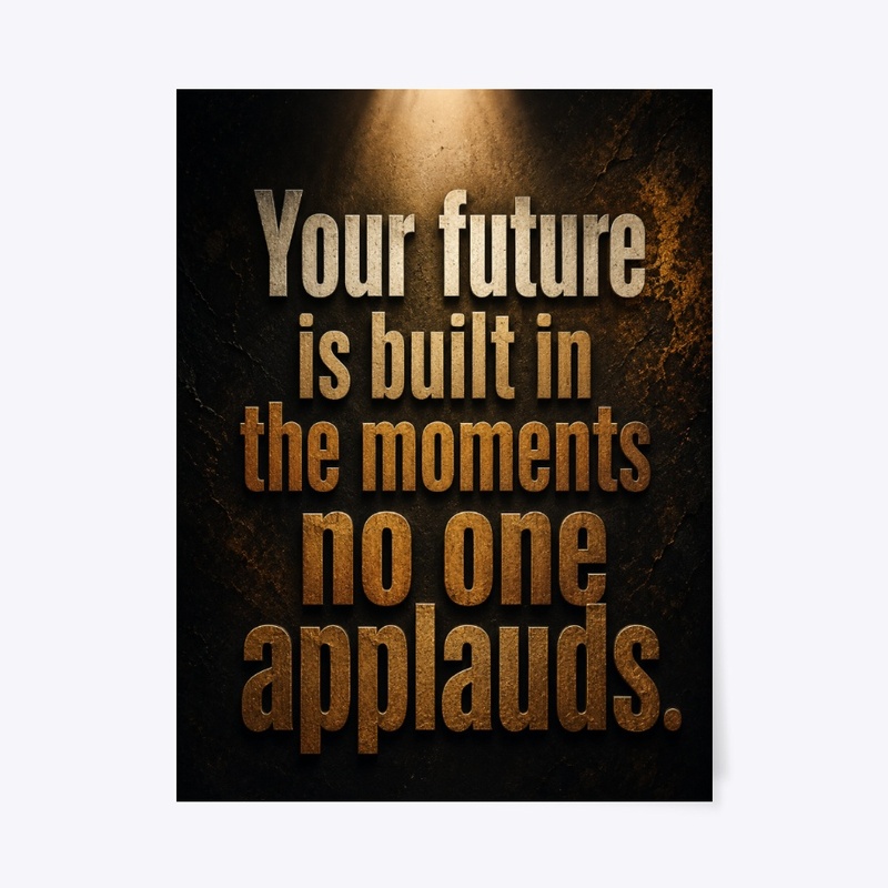 No Applause Needed Print