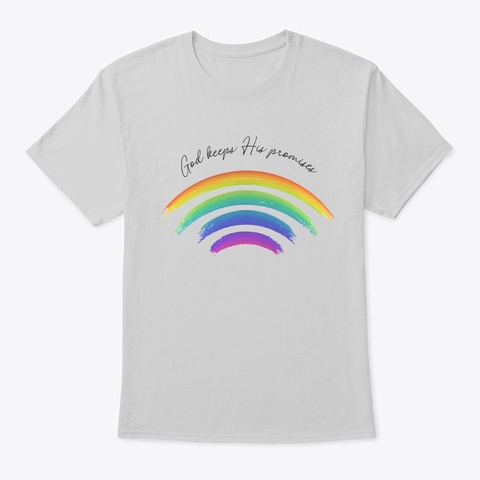 The First Rainbow Pride Light Steel T-Shirt Front
