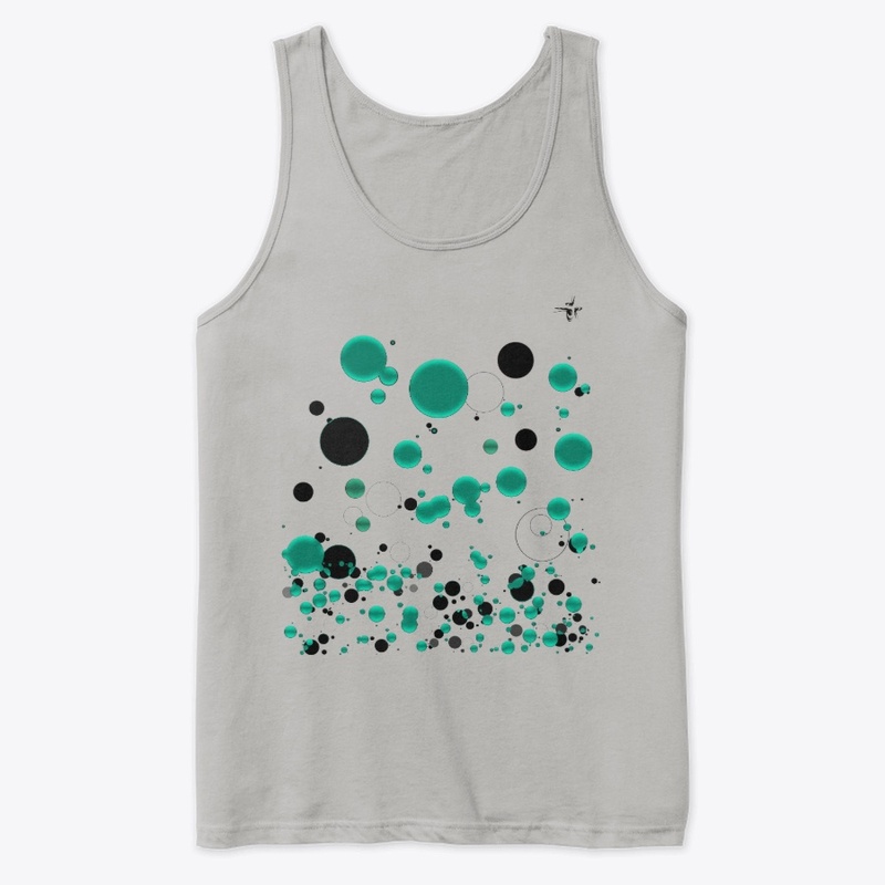 Blue bubbles Tank Top 
