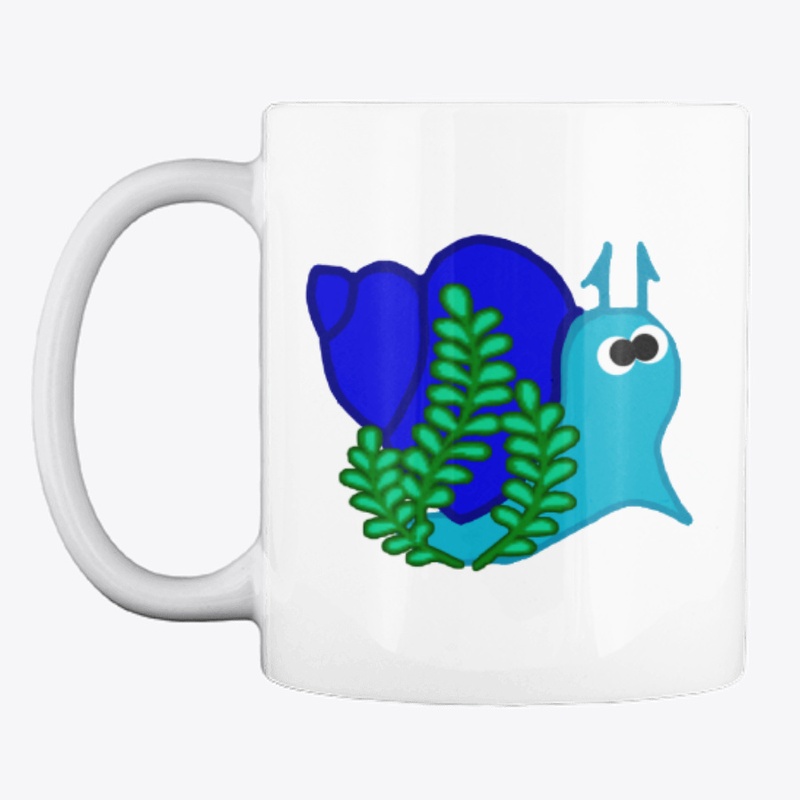 Perky Blue Snail