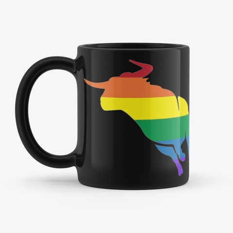 Bh Pride Mug Black T-Shirt Front