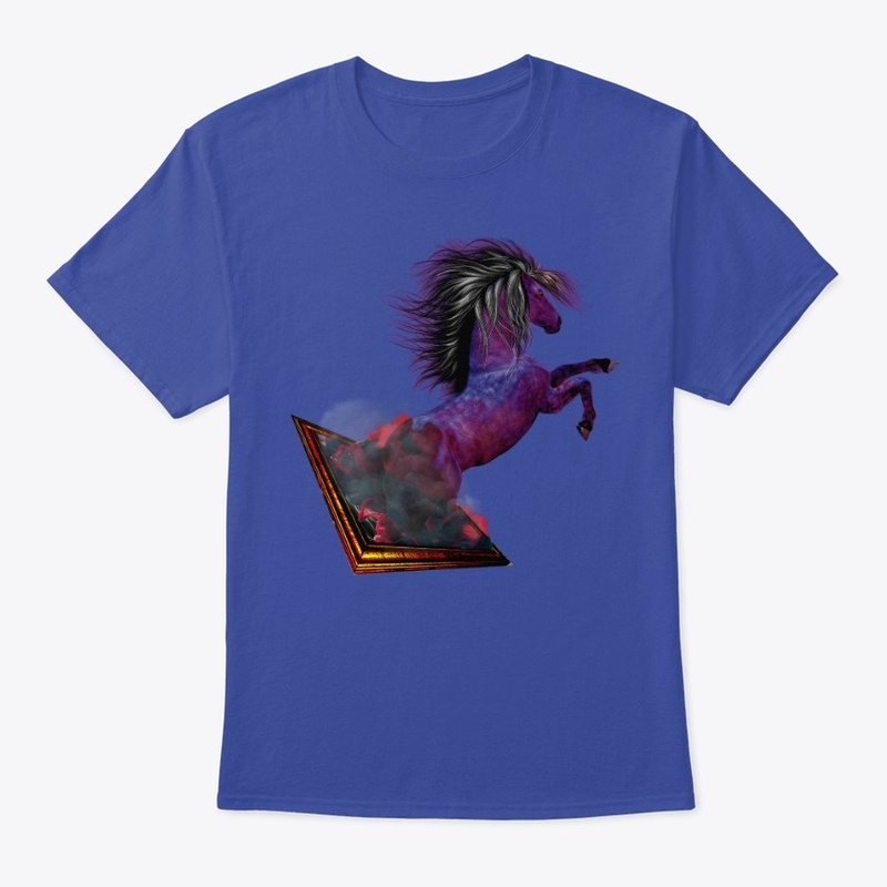 The horse that jumped out of the frame