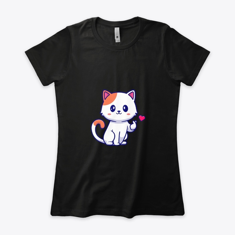 Women's Cat T-Shirt Design