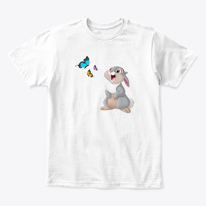  Bunny and butterflies