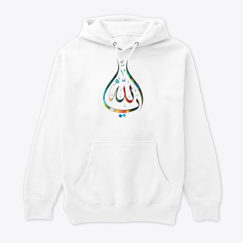 Colorfull Allah Desin On Tshirt