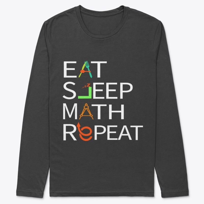 Eat sleep math repeat math lover gifts