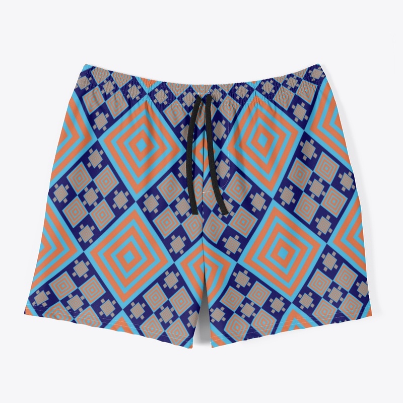 A Blue Square Pattern