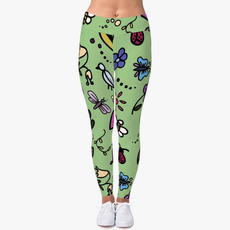 Floral Pattern Leggins