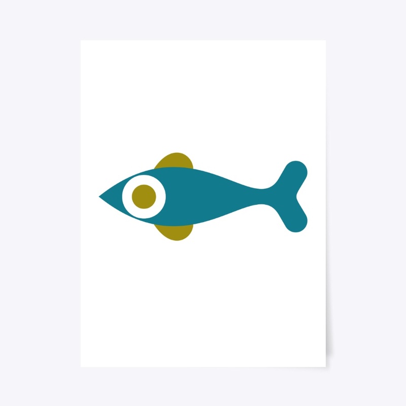 Fish, simple and kind-a-cute