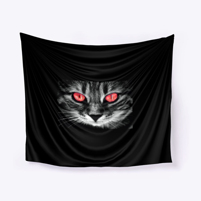 red eyed cat