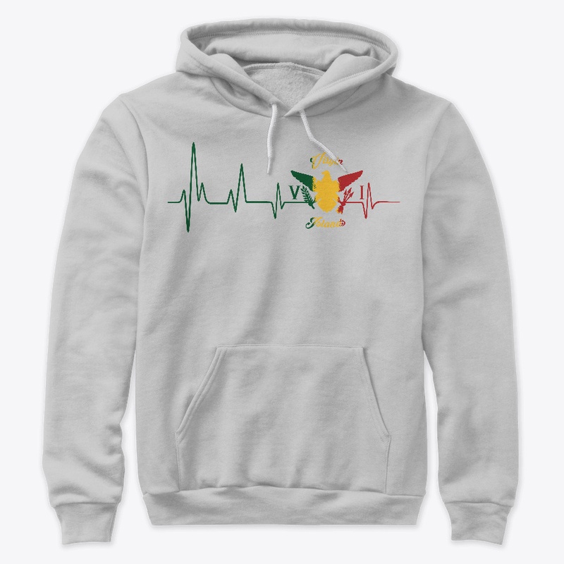 VIRGIN ISLANDS HEART BEAT TEE