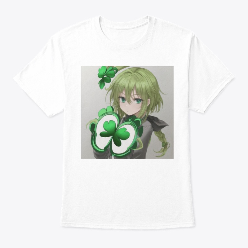 a12 Lucky Lass Cute Print of Leprechaun