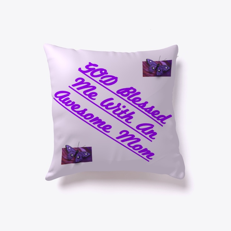Mother's Day Message Pillow-Multi Colors