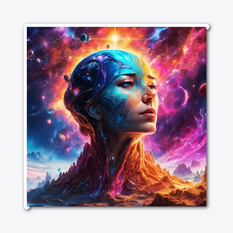 Cosmic Portrait Digital Art - PG14