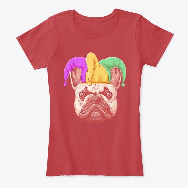 Mardi Gras French Bulldog Carnival Hat