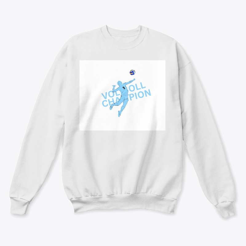 Voliball tex printed white hoodies 