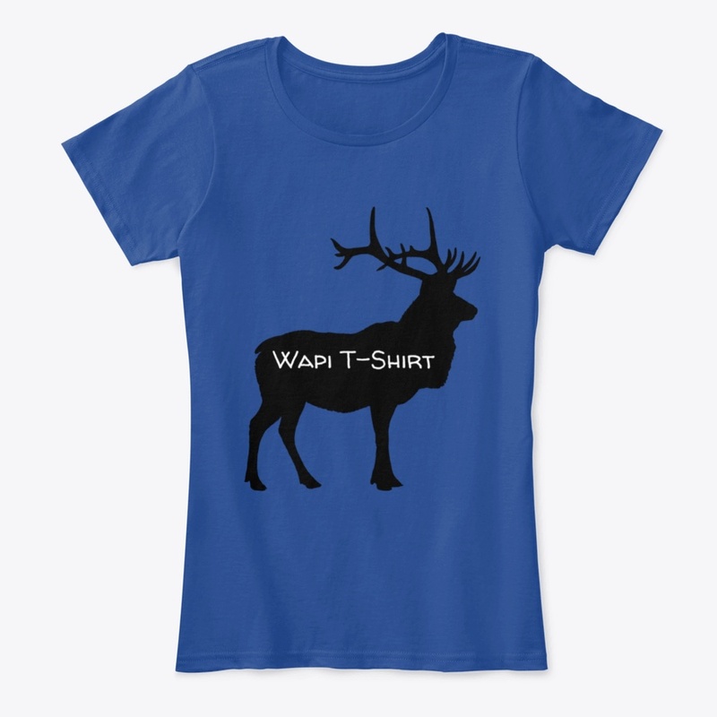 Womens Elk Wapiti Wapi T-Shirt