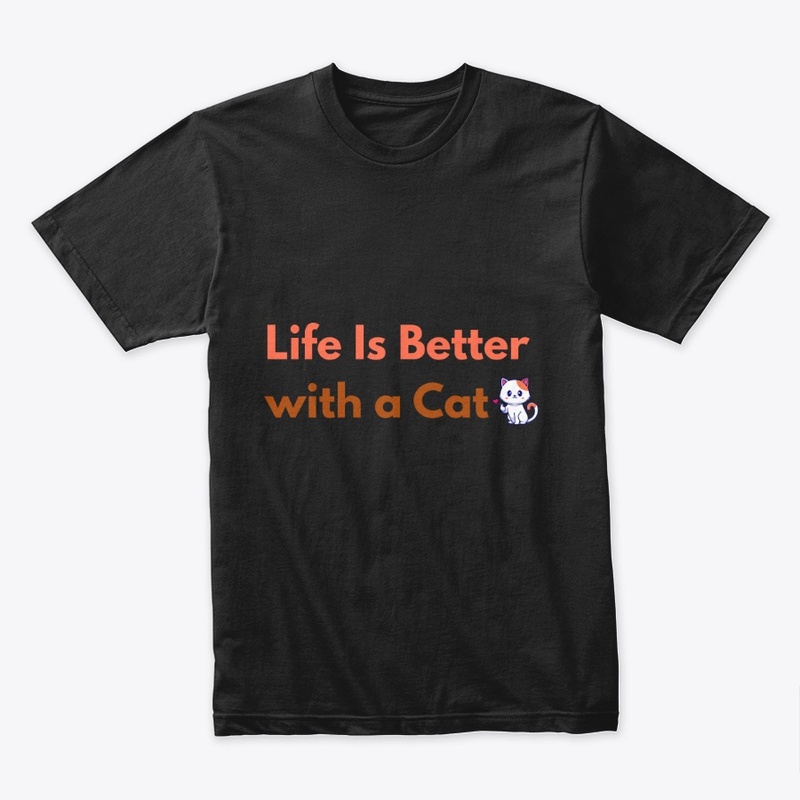 Life Is Better with a Cat Essential Tee