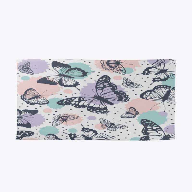 Butterflies Pattern Abstract Design