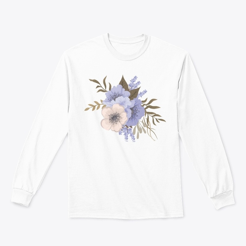 Realistic Blue Flower Design