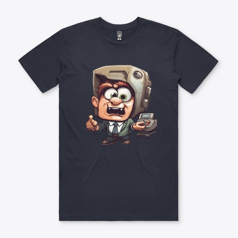 Cartoon Video Gaming T-shirt Design