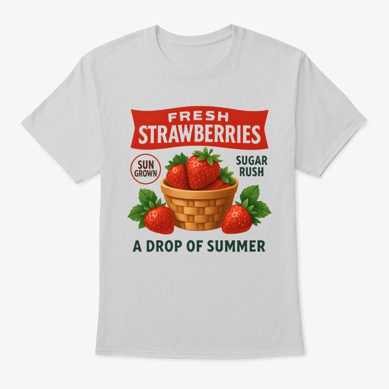 Strawberries | Vintage Fruit Art