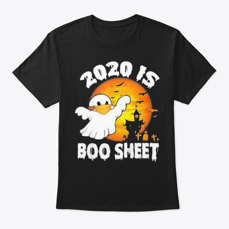 2020 Is Boo Sheet Halloween Ghost