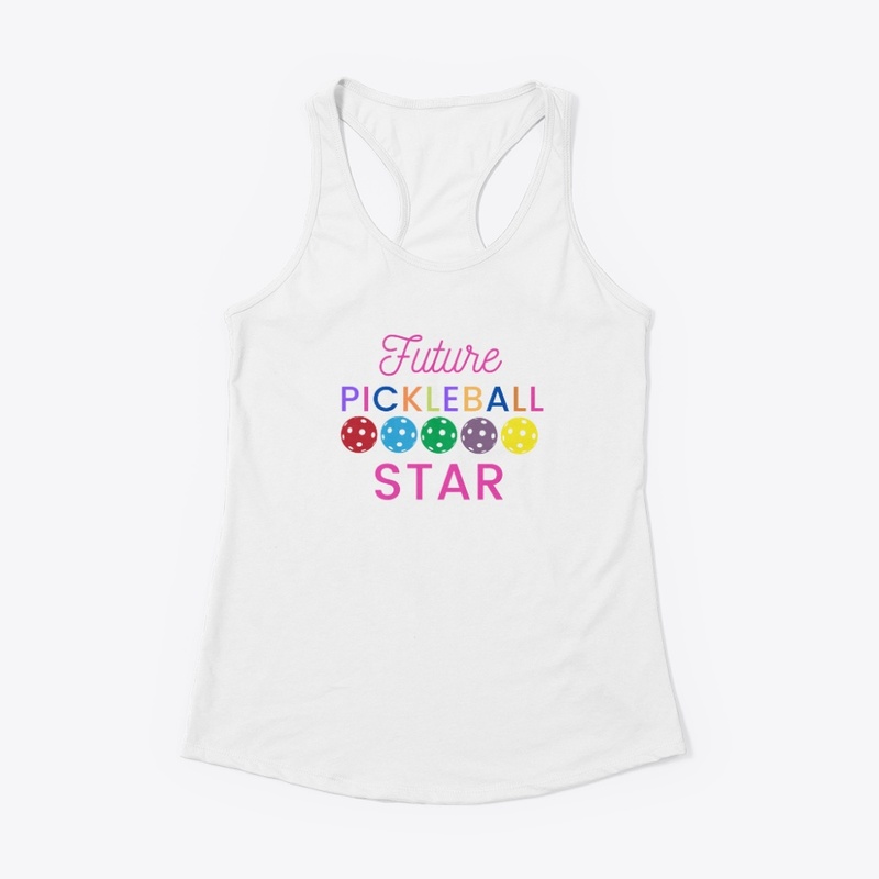 Future Pickleball Star Pink Text