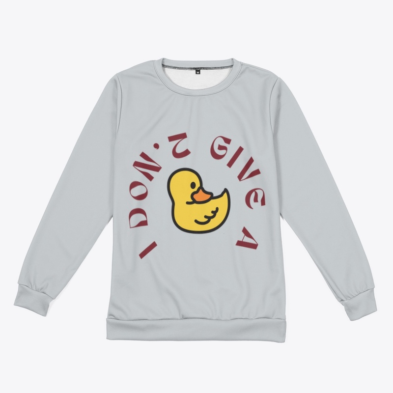 funny t-shirt i don't give a duck