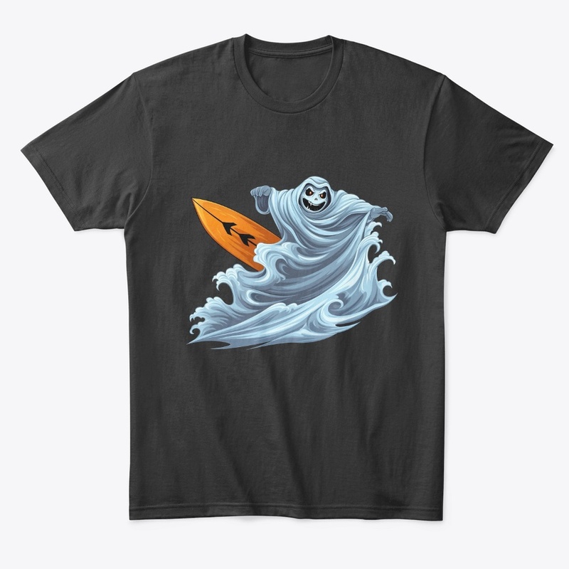 halloween ghost surfing