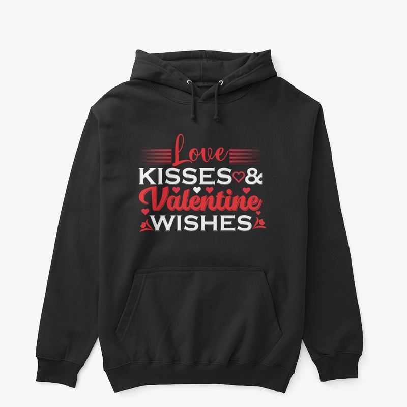 love kisses and valentine t-shirt