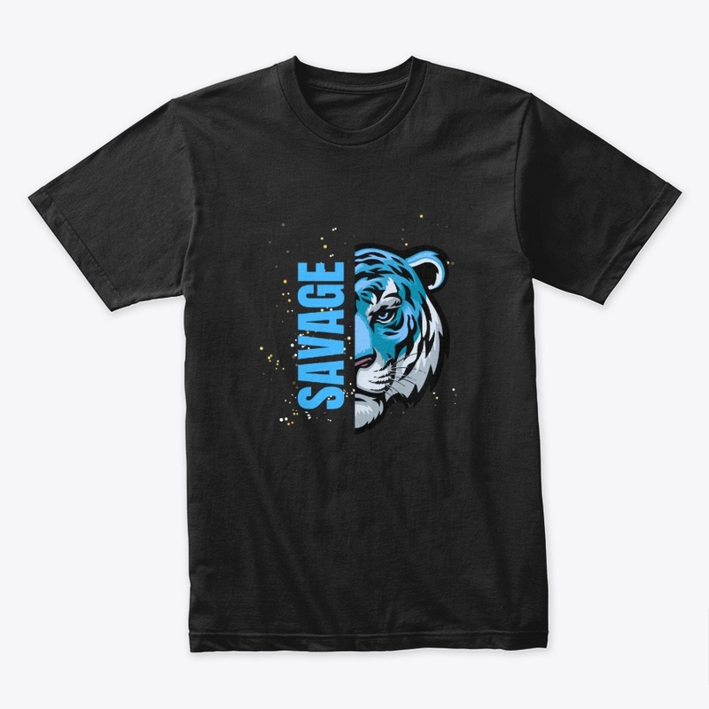 Savage Blue Tiger – Bold Streetwear 