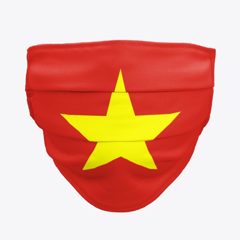 Vietnam Flag Face Mask
