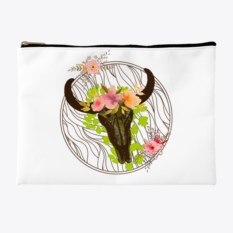 Skull & flowers