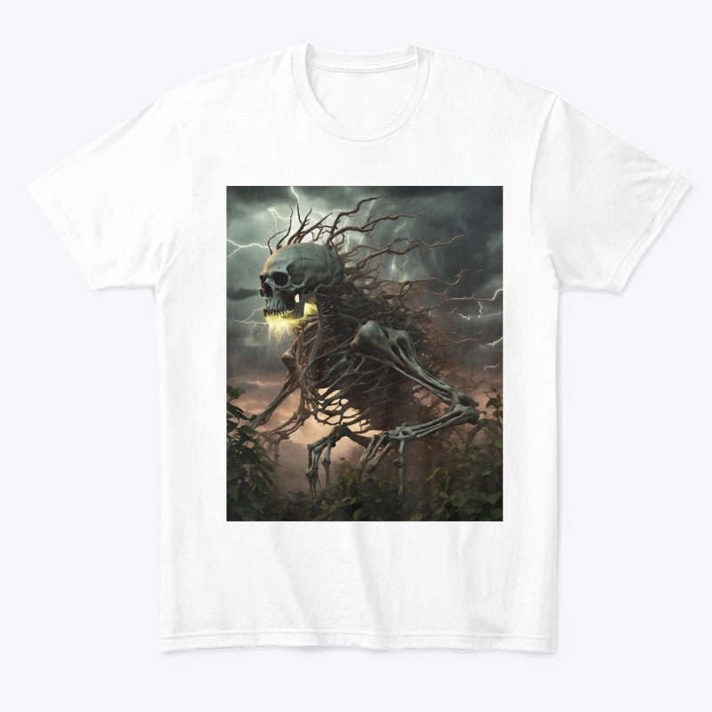 Haunting Skeletal Creature Storm